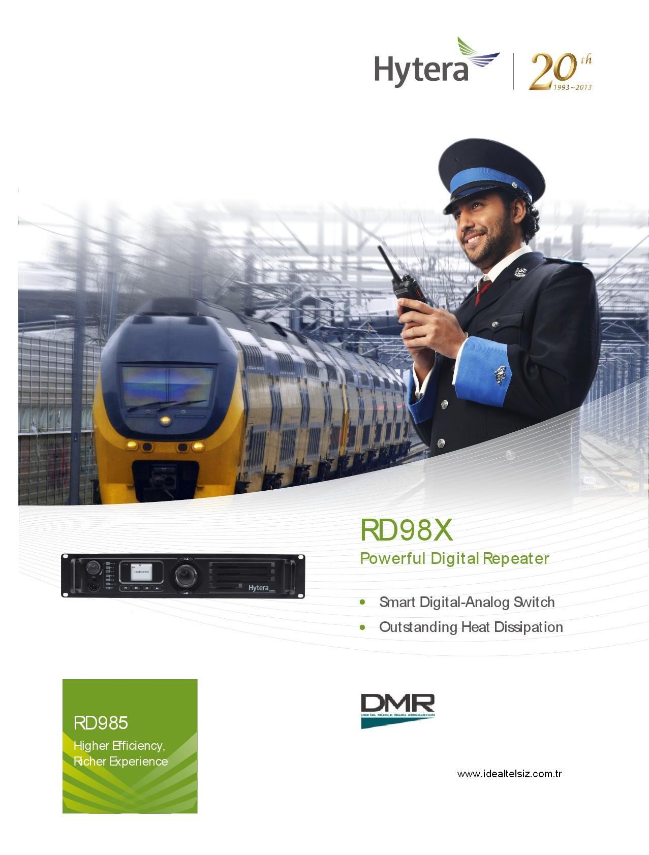 HYTERA RD985 DMR ROLE (TEKRARLAYICI)